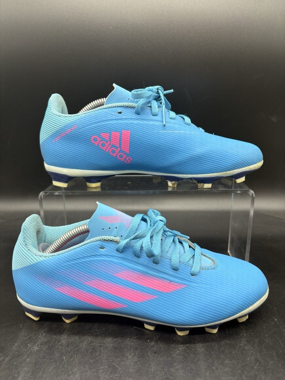 Adidas Mens X Speedflow.4 Flexible GW7518 Blue SoccerCleats Shoes Size 5.5
